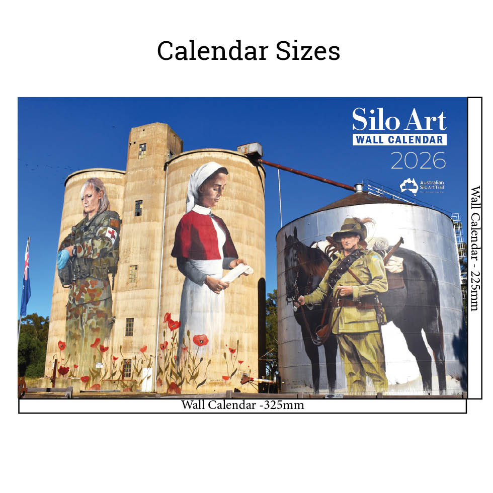 Silo Art Wall Calendar - 2026