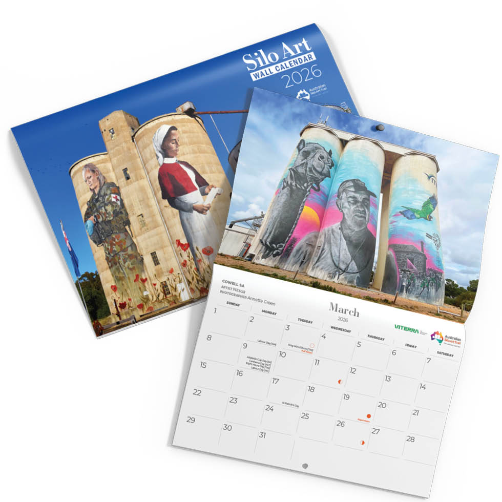 Wholesale - Silo Art Wall Calendar 2026 (Box of 20)