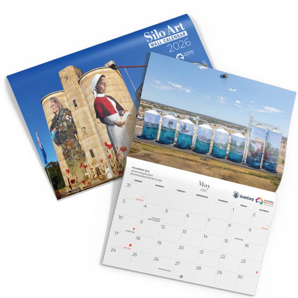 Wholesale - Silo Art Wall Calendar 2026 (Box of 20)