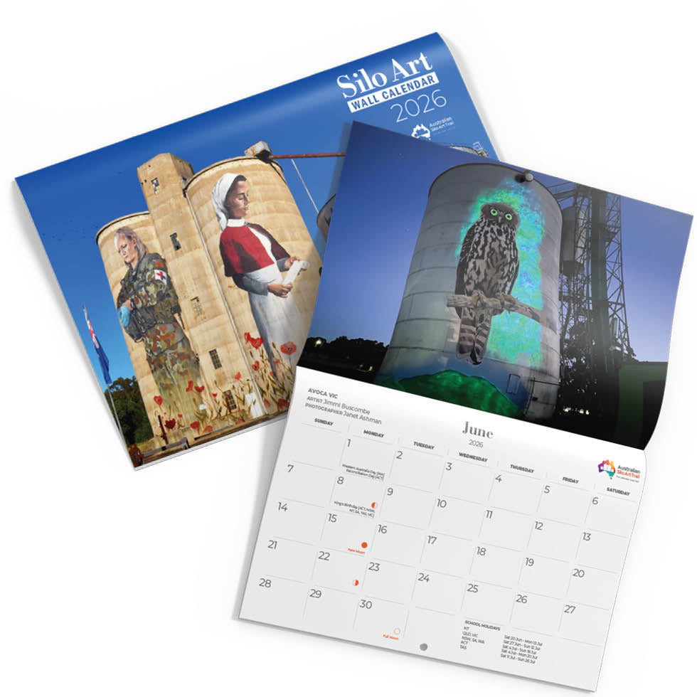 Wholesale - Silo Art Wall Calendar 2026 (Box of 20)