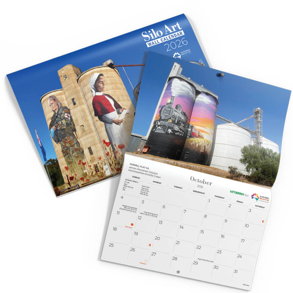 Wholesale - Silo Art Wall Calendar 2026 (Box of 20)