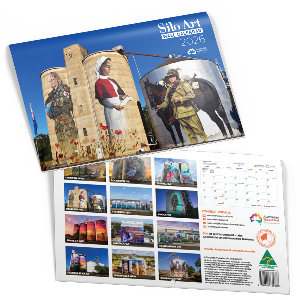 Silo Art Wall Calendar - 2026