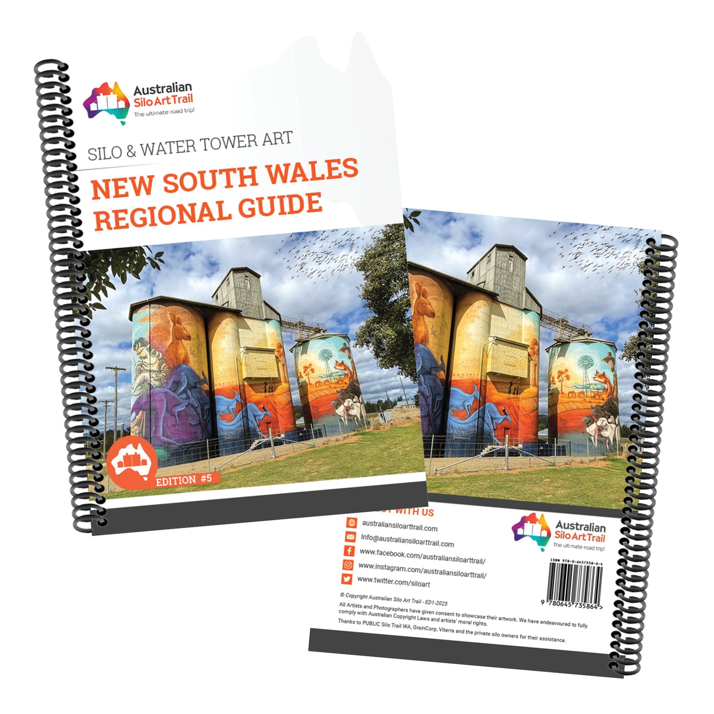 NSW Silo & Water Tower Art Regional Guide