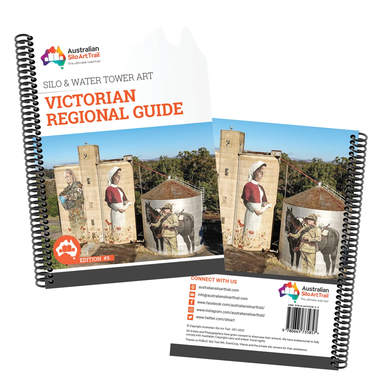 Wholesale - Victorian Silo & Water Tower Art Regional Guide (Box of 10)
