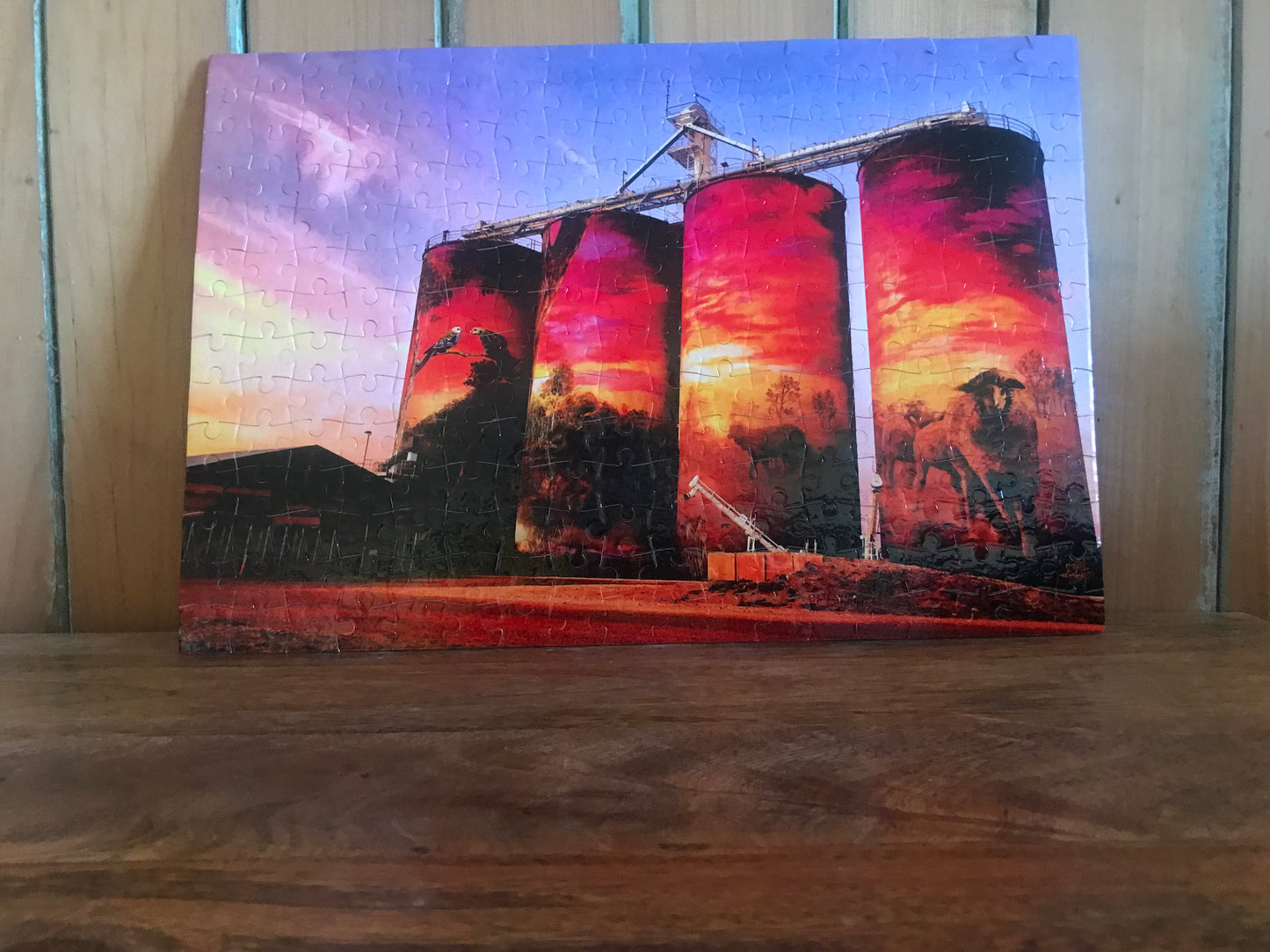 Thallon Silo Art Framed Print