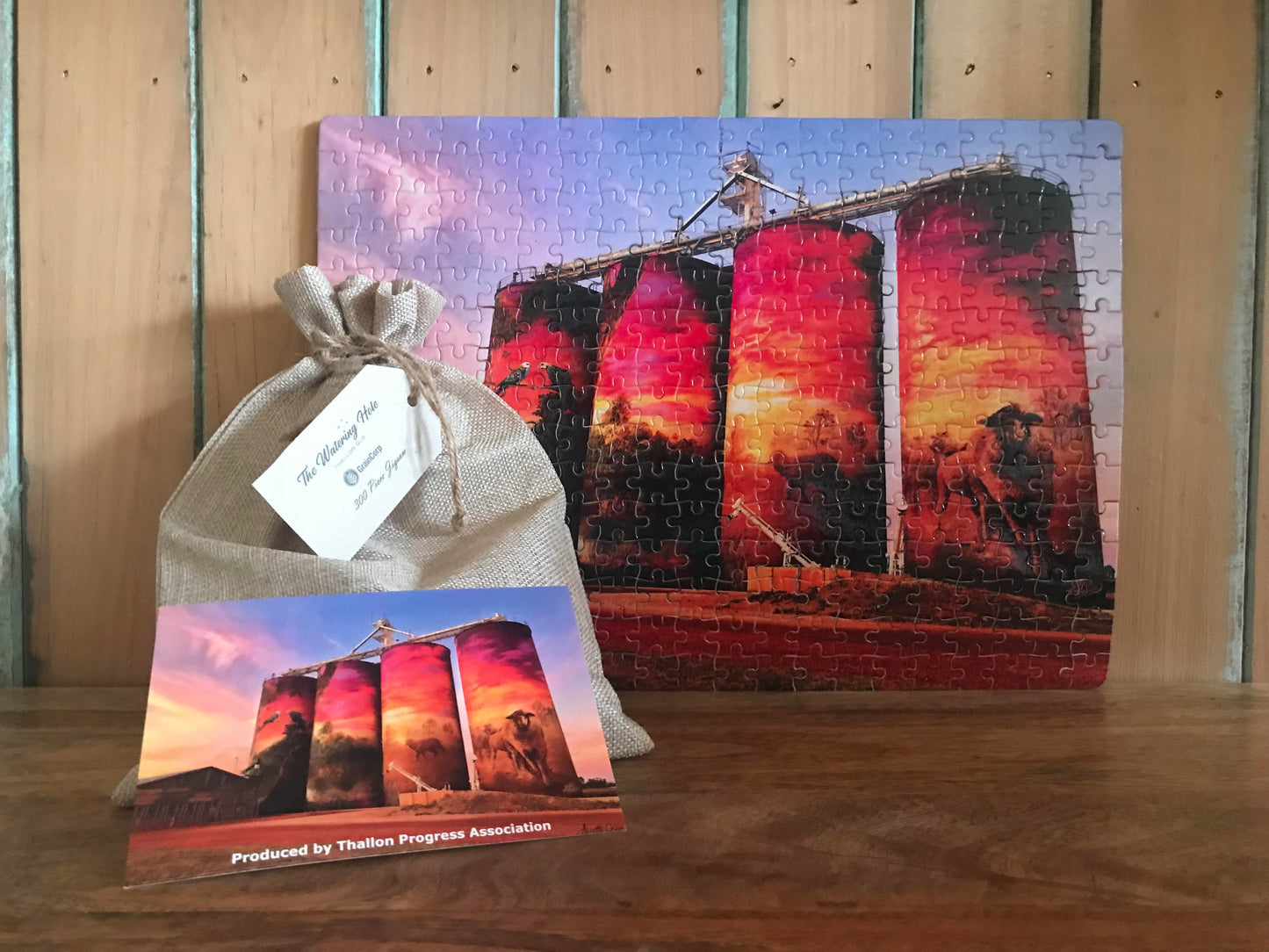 Thallon Silo Art Jigsaw Puzzle