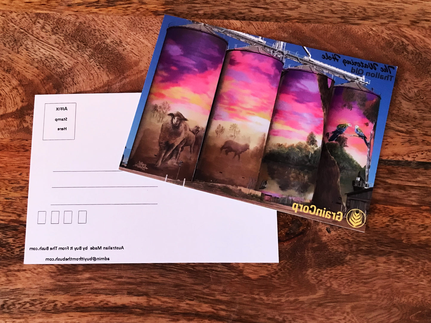 Thallon Silo Art - Post Card