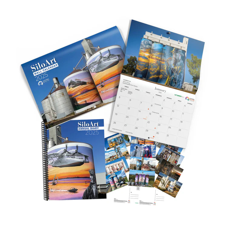 Silo Art Calendar 2025 Australian Silo Art Trail Store 2025 Silo Art Calendar Dates 2025