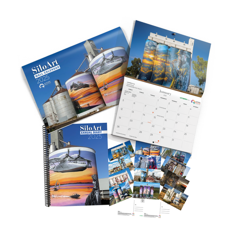 Silo Art Calendar 2025 Australian Silo Art Trail Store 2025 Silo Art Calendars