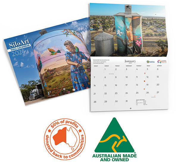 2025 Silo Art Calendar Printable