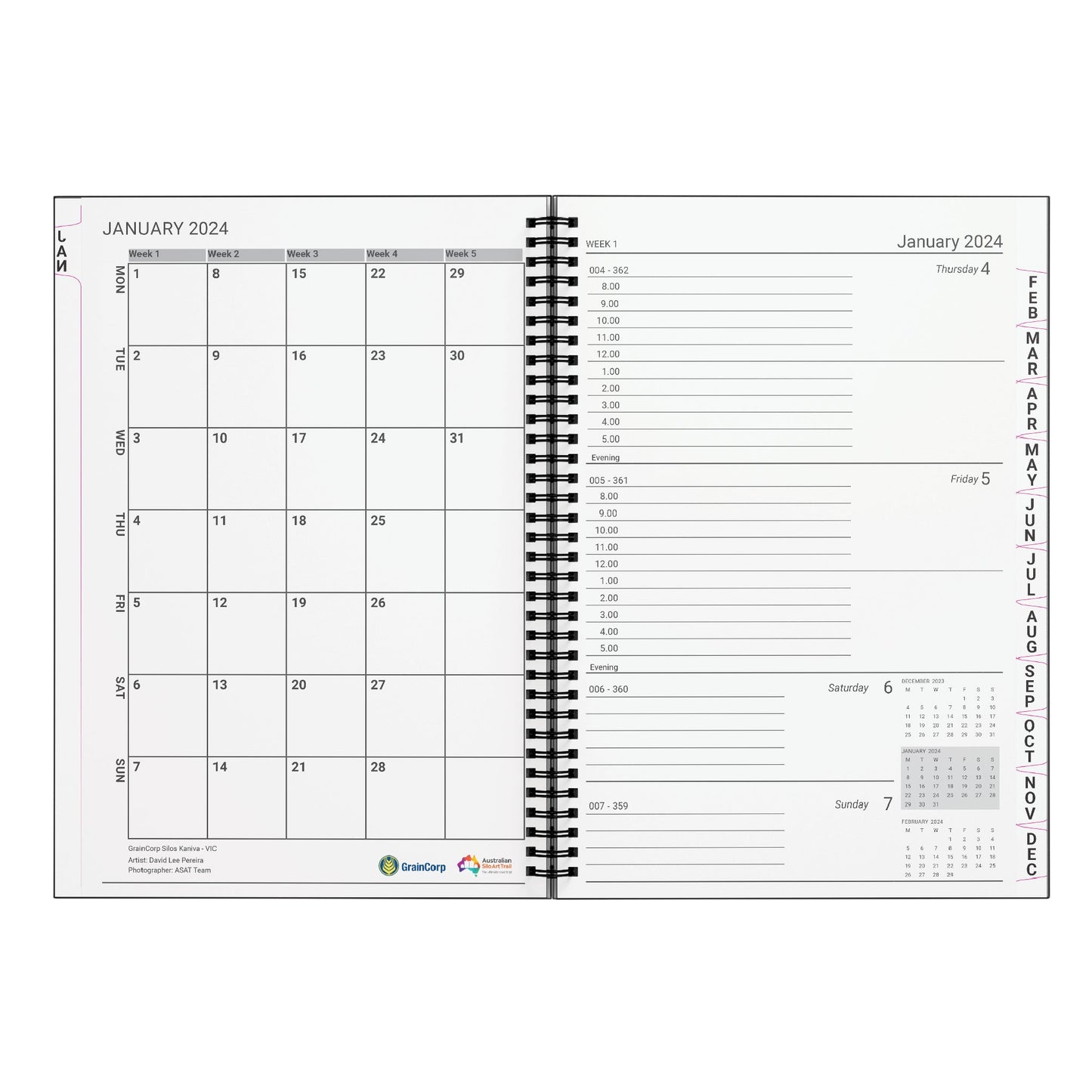 Bulk Buy - Silo Art Annual Diary 2024 - Box of 20