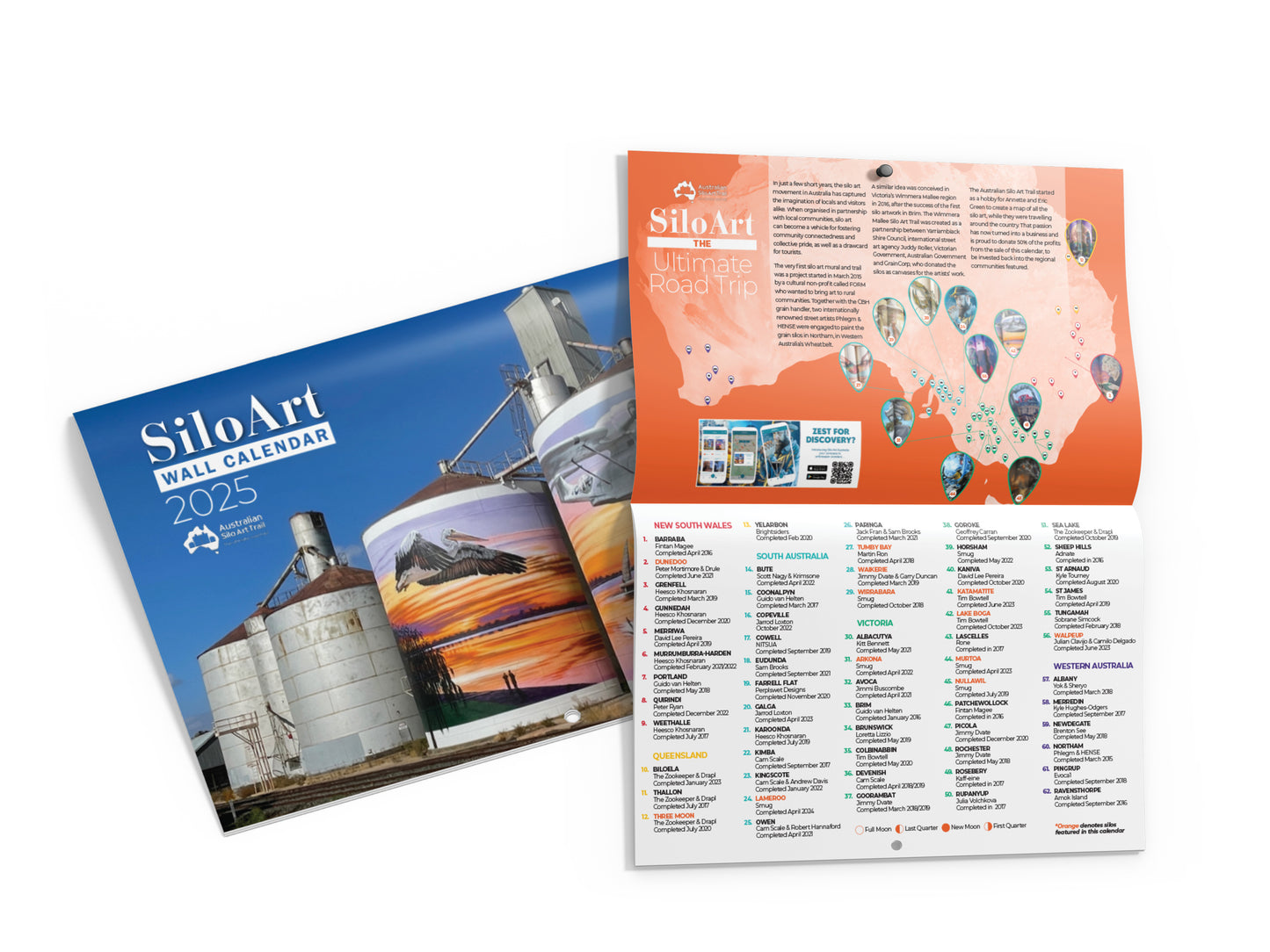 Silo Art Wall Calendar 2025