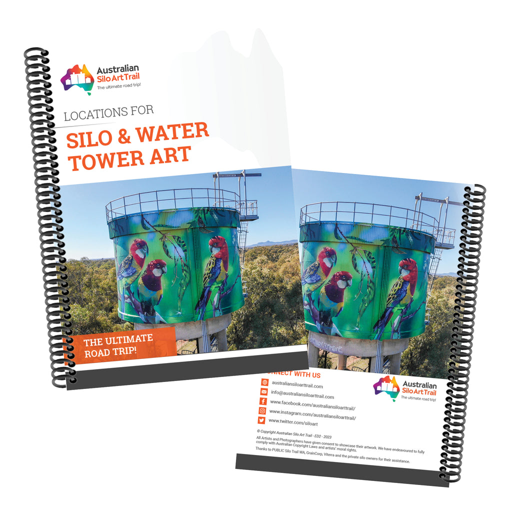 Complete List - Silo & Water Tower Art Locations Book