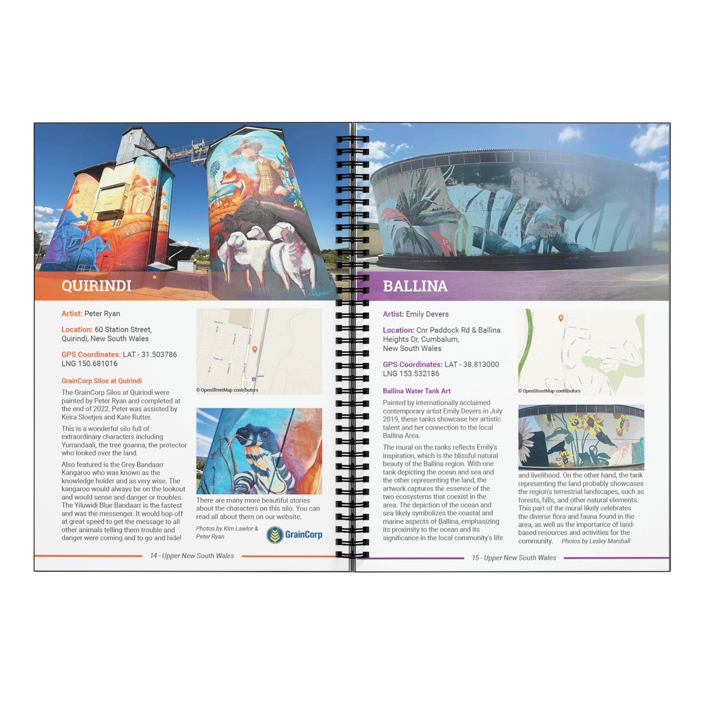 NSW Silo & Water Tower Art Regional Guide
