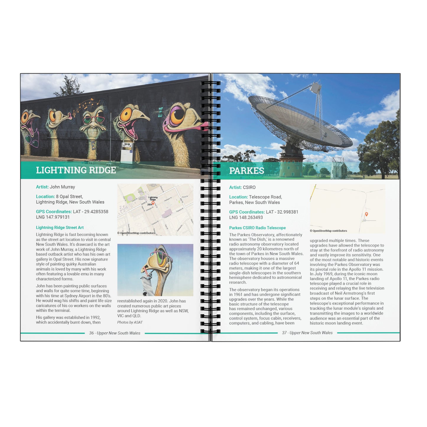 NSW Silo & Water Tower Art Regional Guide