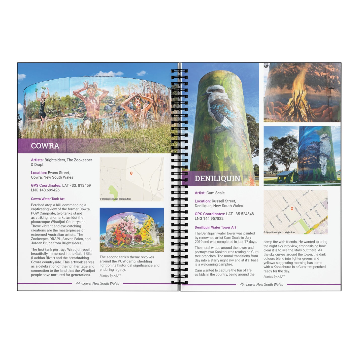 NSW Silo & Water Tower Art Regional Guide