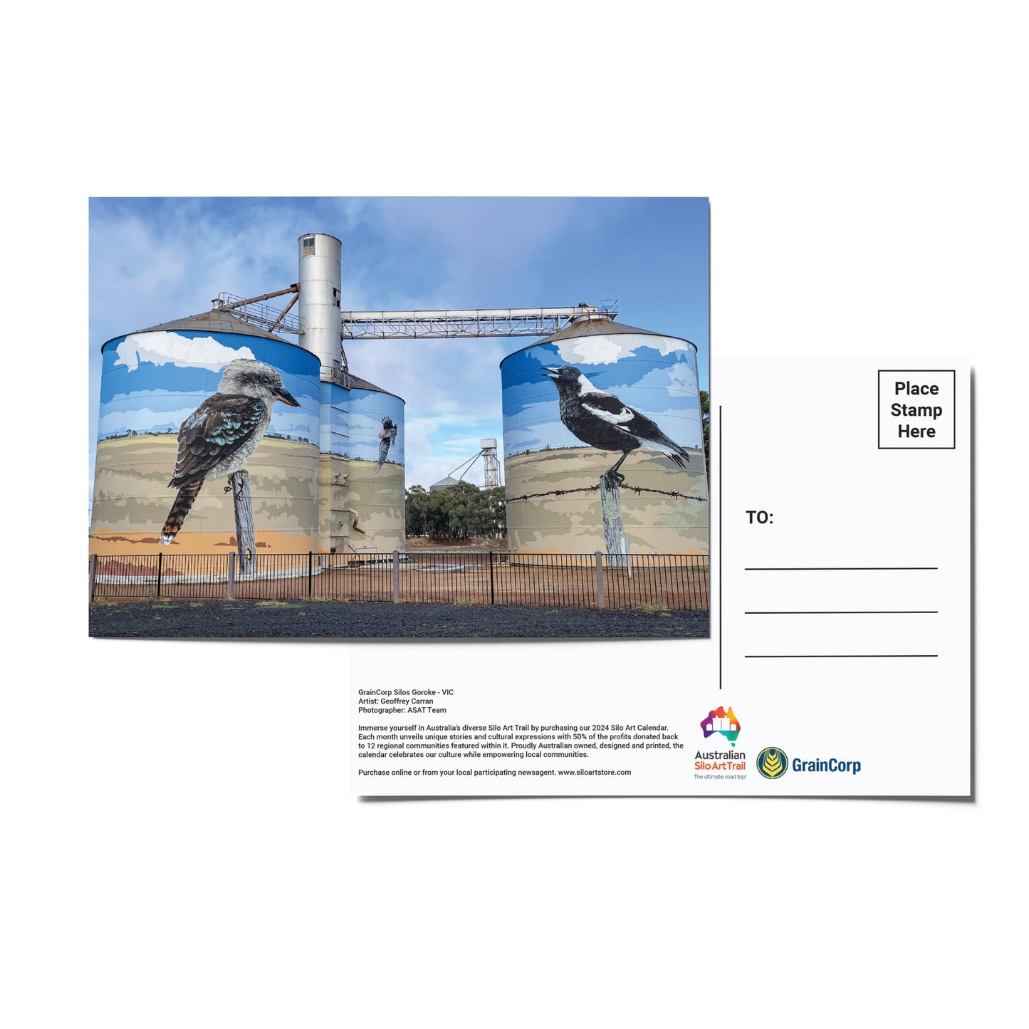 Bulk Buy - Silo Art Postcard 12 Pack - Box of 20