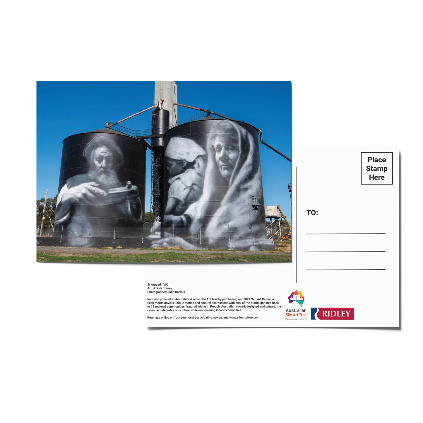 Silo Art Postcard 12 Pack