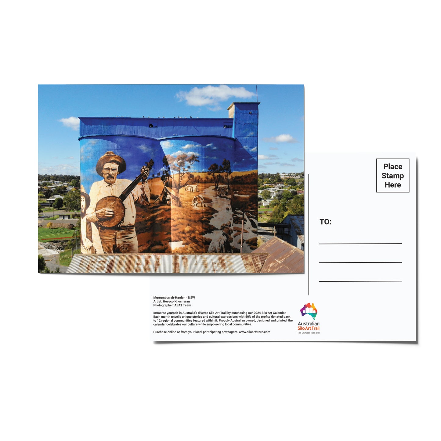 Silo Art Postcard 12 Pack