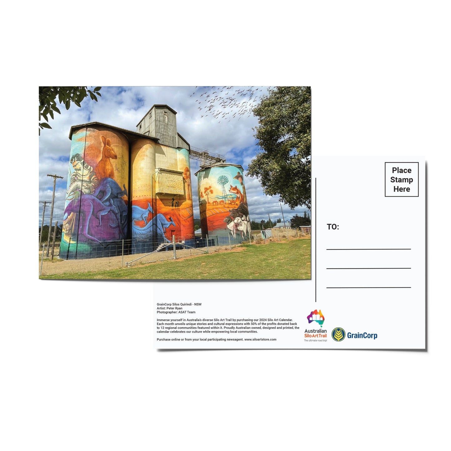 Bulk Buy - Silo Art Postcard 12 Pack - Box of 20