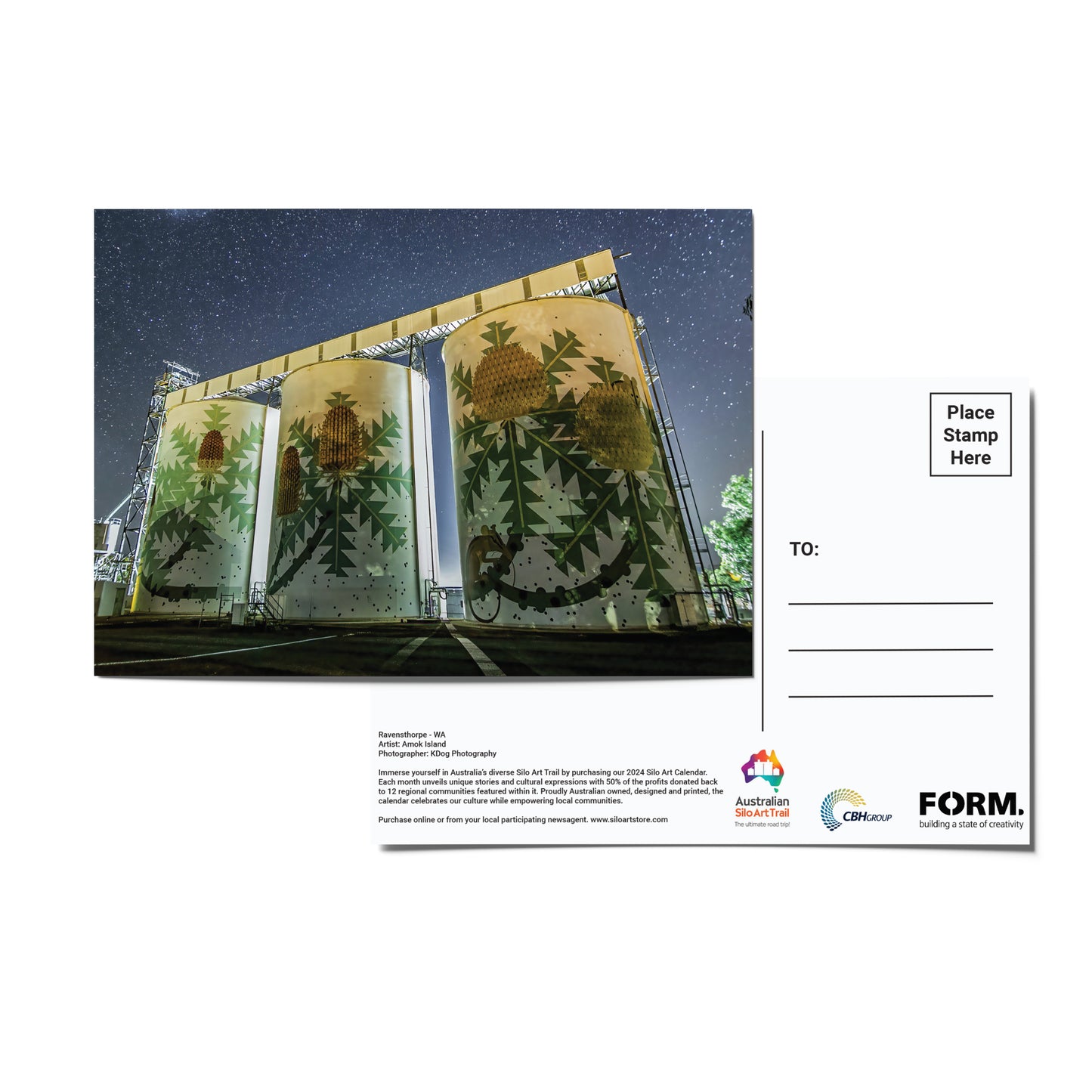 Silo Art Postcard 12 Pack