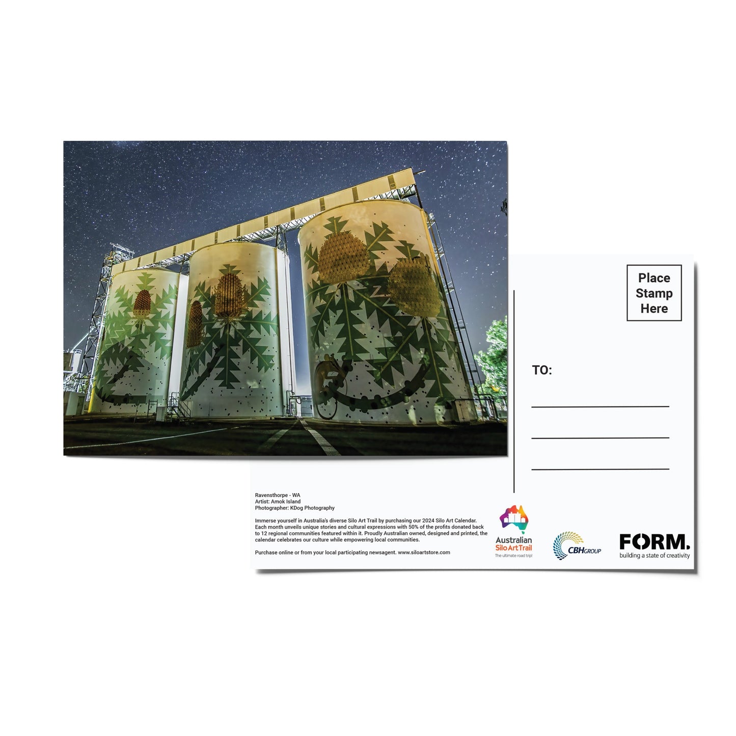 Bulk Buy - Silo Art Postcard 12 Pack - Box of 20