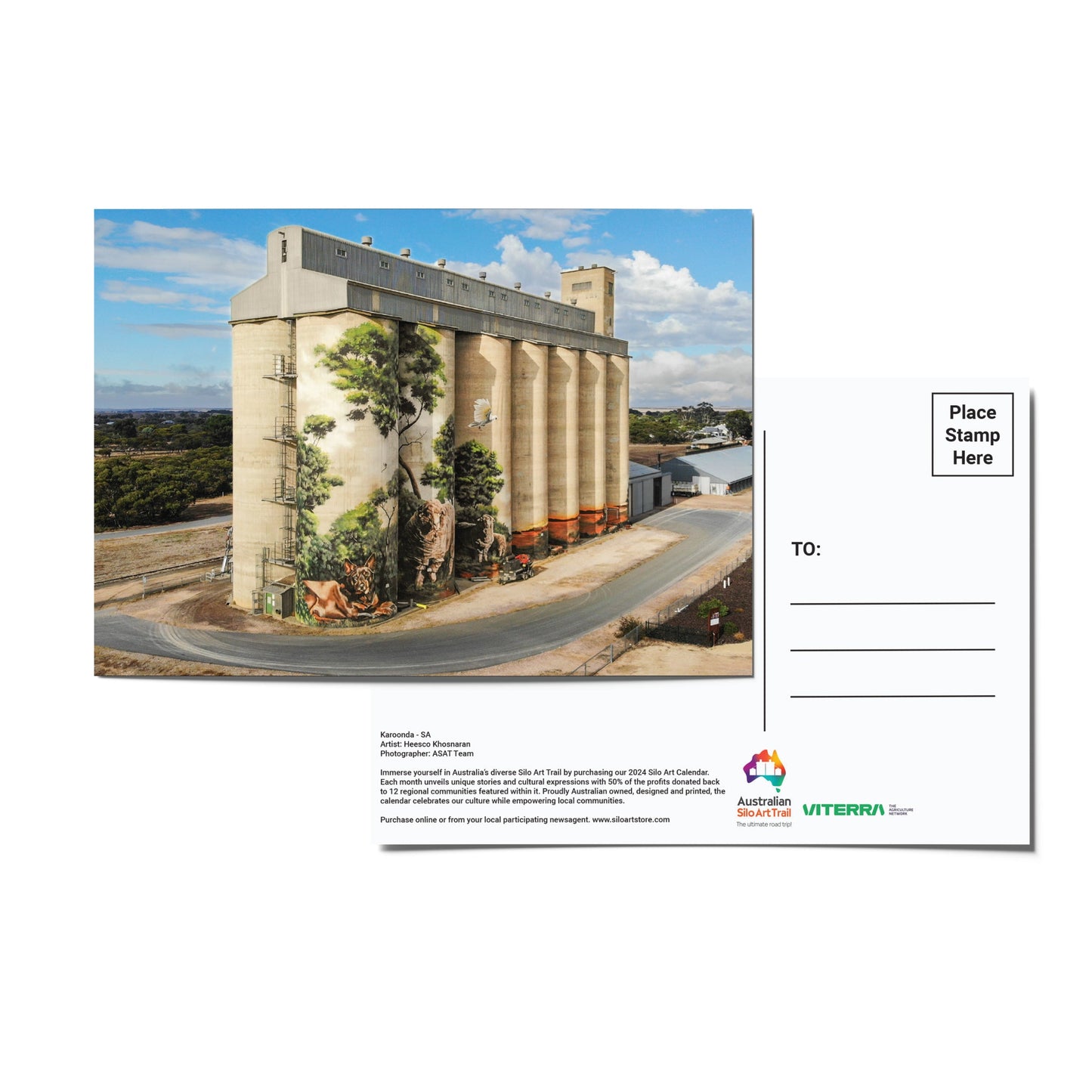 Bulk Buy - Silo Art Postcard 12 Pack - Box of 20