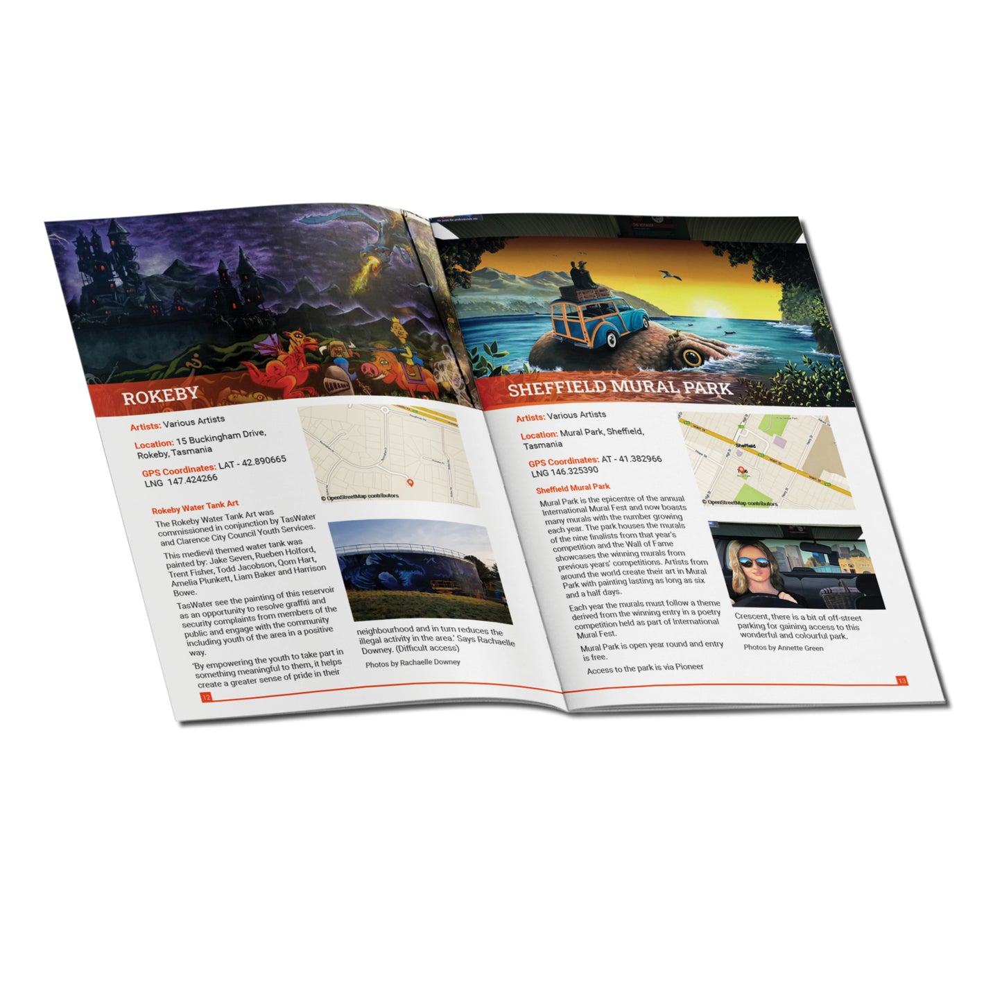 Tasmanian Water Tower Art Guide