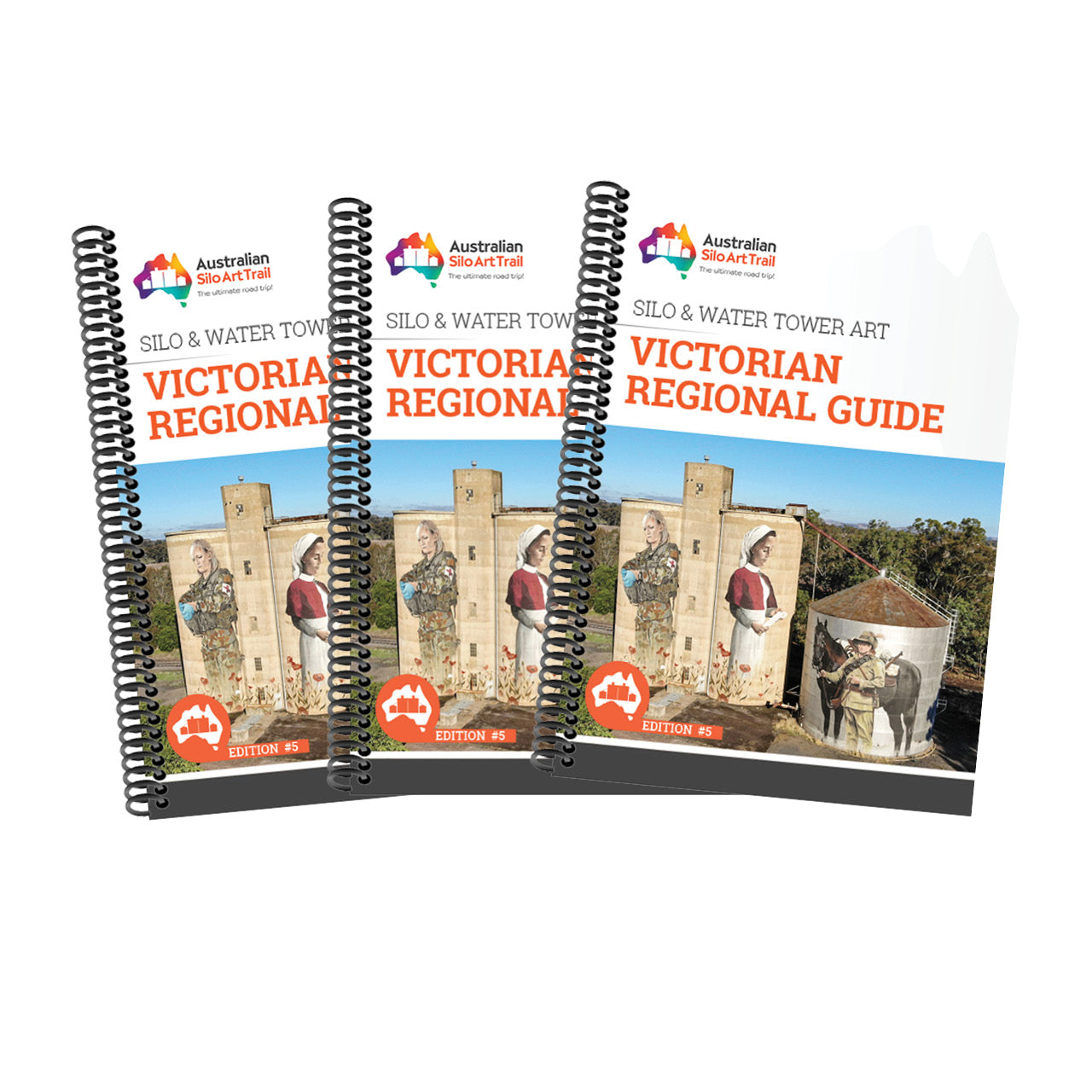 Wholesale - Victorian Silo & Water Tower Art Regional Guide (Box of 10)