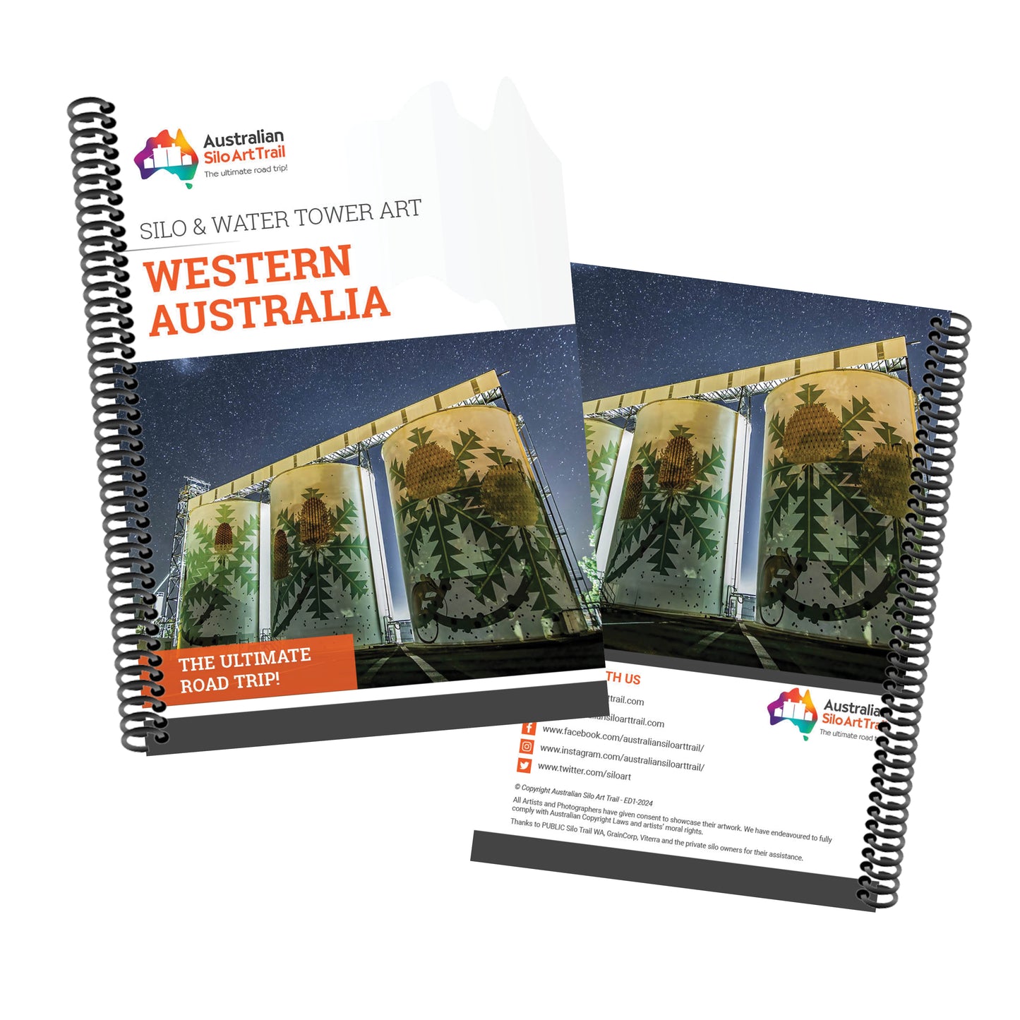 Wholesale - Western Australian Silo & Water Tower Art Regional Guide (Box of 10)
