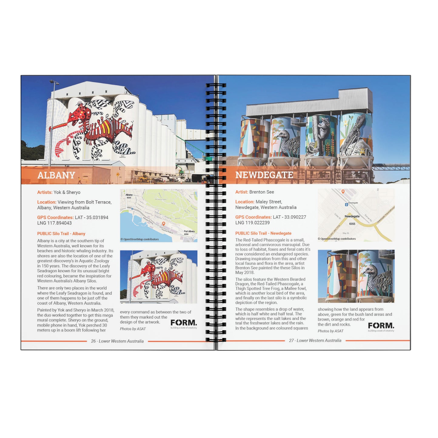 Wholesale - Western Australian Silo & Water Tower Art Regional Guide (Box of 10)