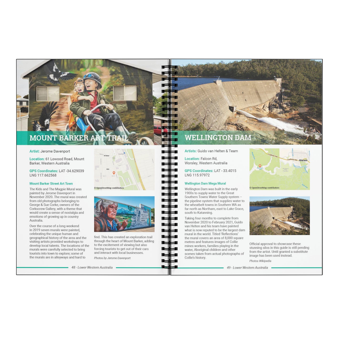 Wholesale - Western Australian Silo & Water Tower Art Regional Guide (Box of 10)