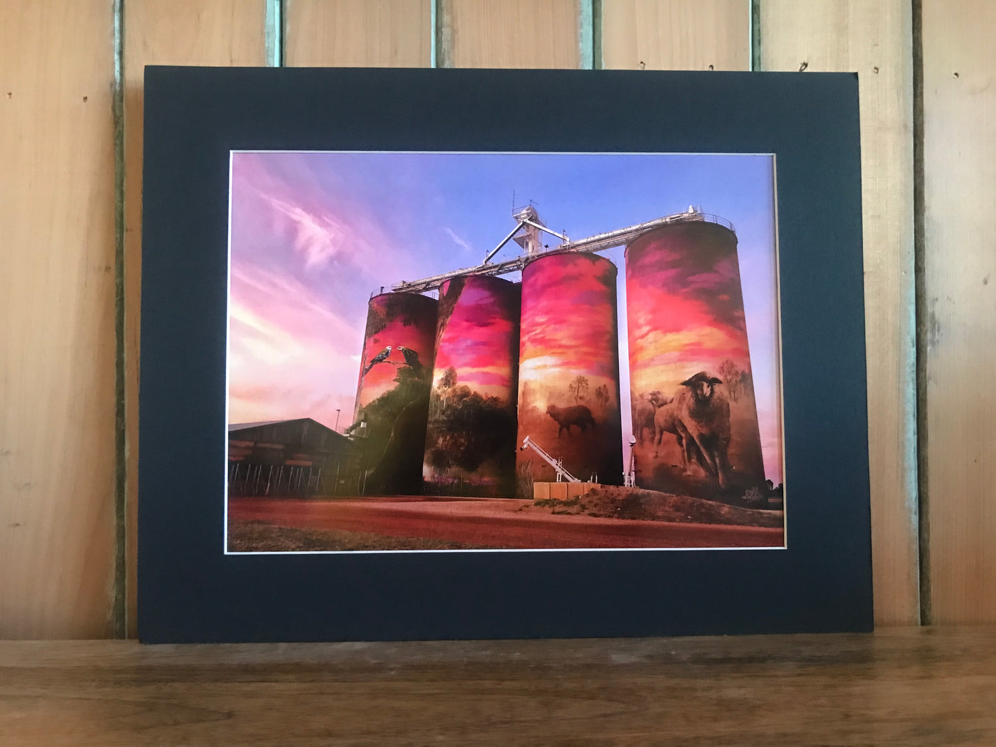 Thallon Silo Art Framed Print