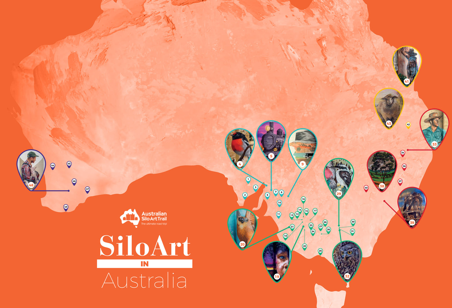 Previous years 2022- Souvenir Silo Art Wall Calendar
