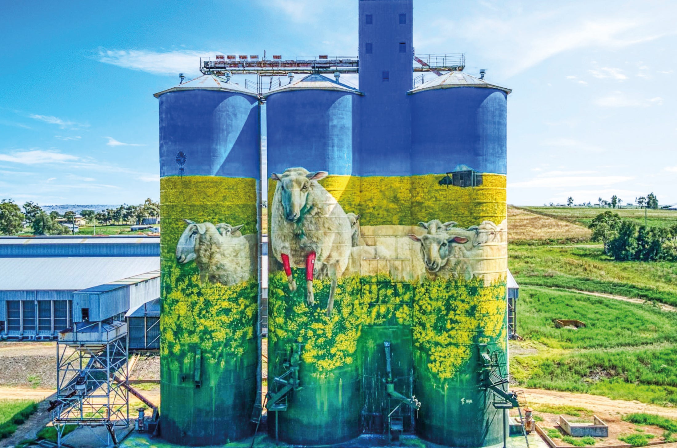 Previous years 2023 Souvenir Silo Art Wall Calendar Australian Silo