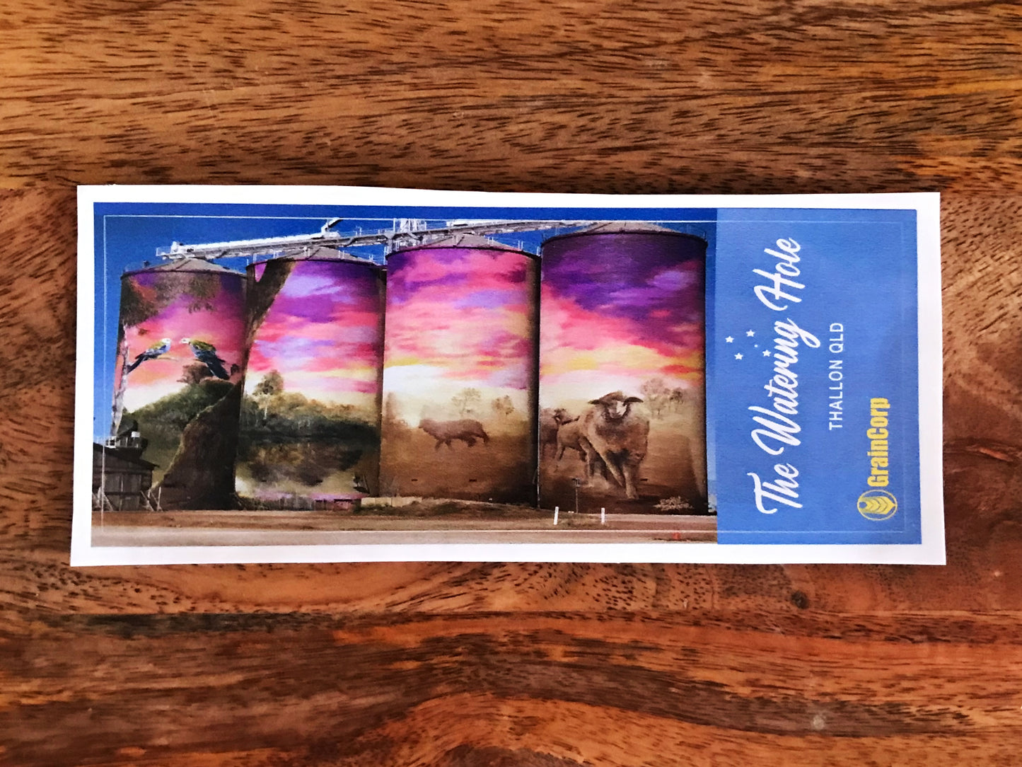 Thallon Silo Art Souvenir Sticker