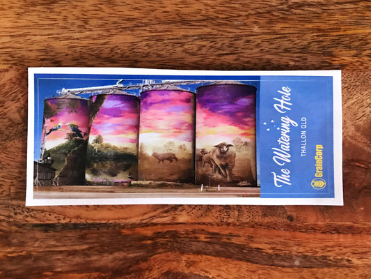 Thallon Silo Art Souvenir Sticker